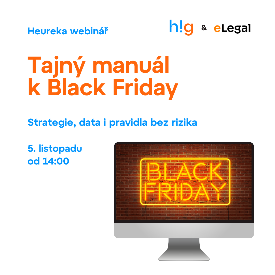 Heureka webinář: Tajný manuál k Black Friday: Strategie, data i pravidla bez rizika