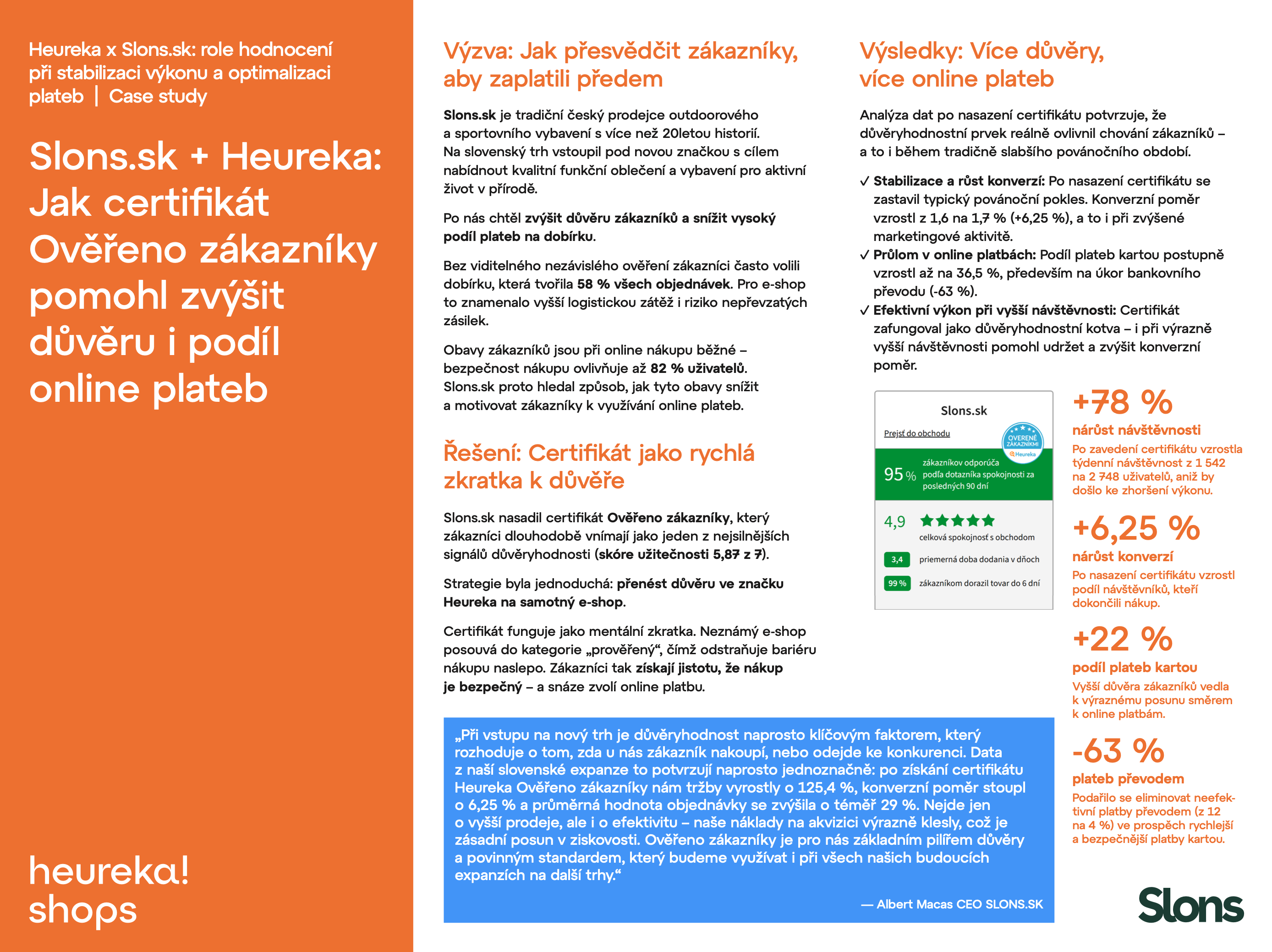 Případová studie: Proč jsou recenze klíčovým faktorem výkonu?