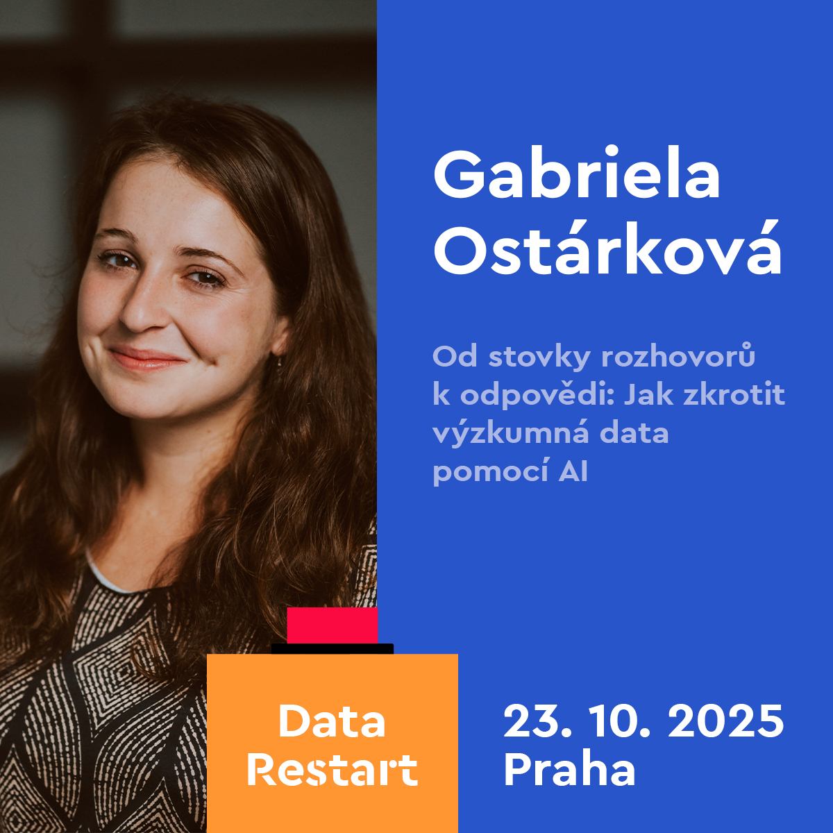 Data Restart 2025 se blíží a my vám přinášíme slevu na vstupné